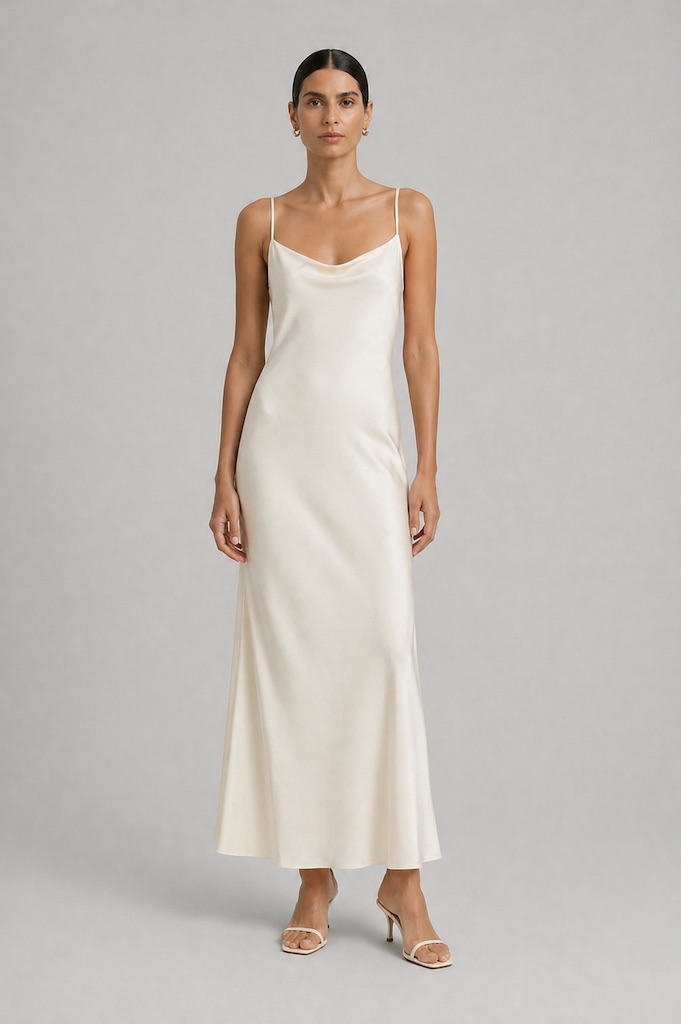 Celeste Silk Dress - Image 1