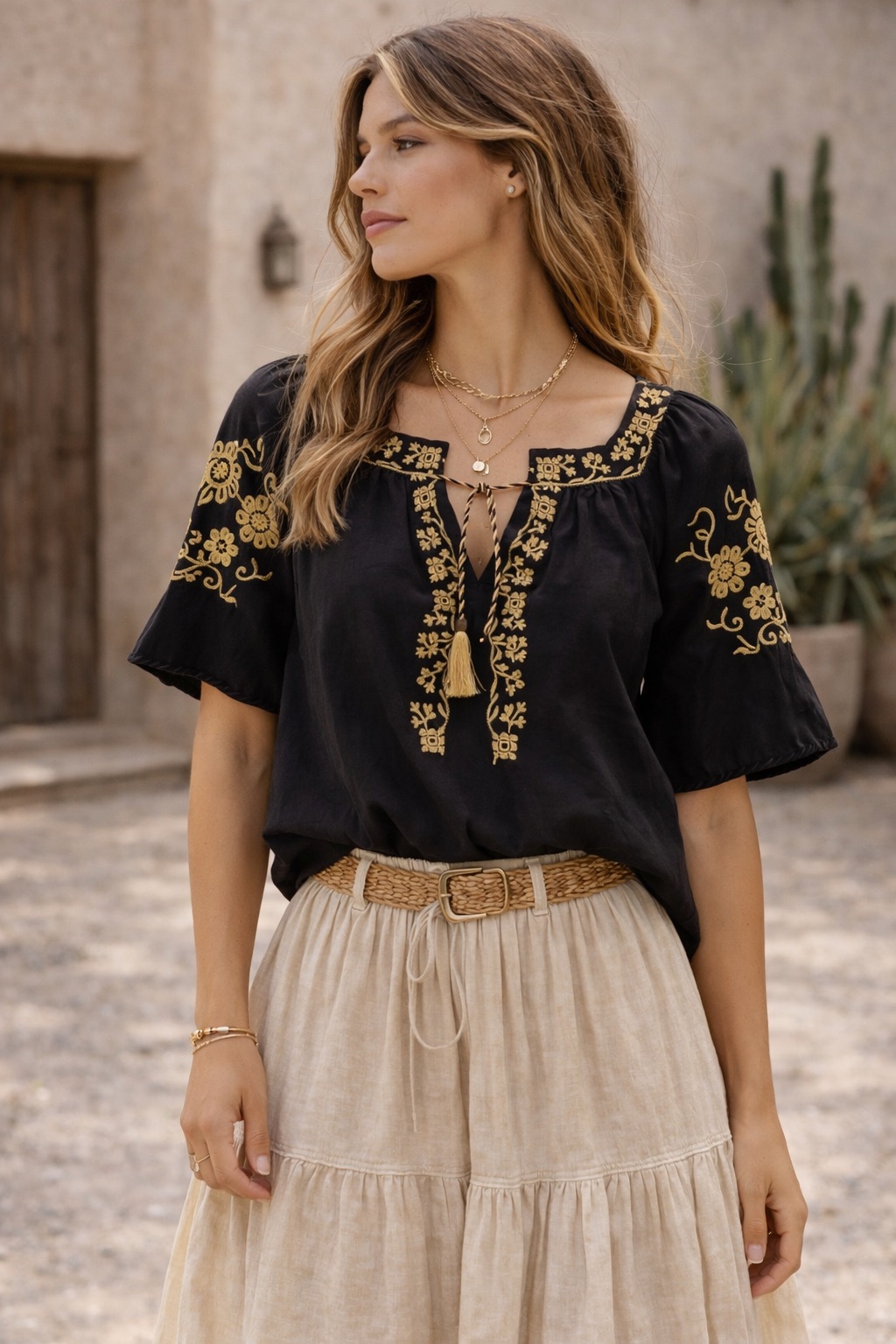 Sierra Embroidered Top - Image 1