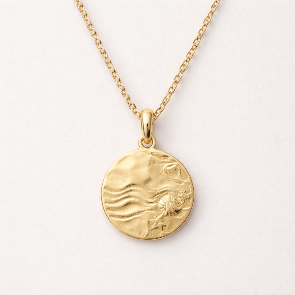 Ocean Medallion Necklace - Image 1