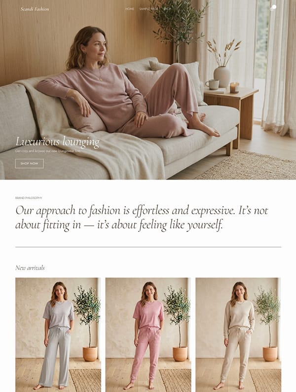 Scandi Fashion Nook